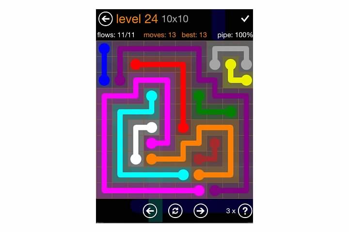 Flow Free Jumbo Pack Walkthrough, Cheats, & Solutions image 137