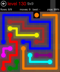 Flow Free 9x9 Level 130