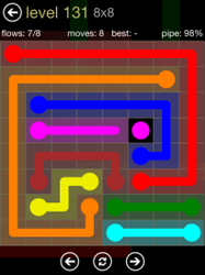 Flow Free 8x8 Mania Board Walkthrough, Cheats & Solutions image 36