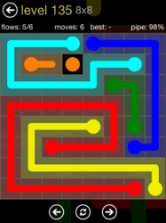 Flow Free 8x8 Mania Board Walkthrough, Cheats & Solutions image 40