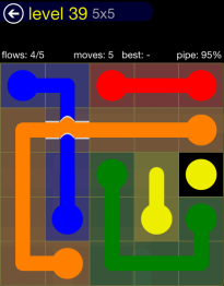 Flow Free Bridges 5x5 39