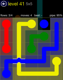 Flow Free Bridges 5x5 41