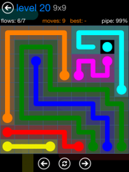 Flow Free 9x9 Mania Level 20