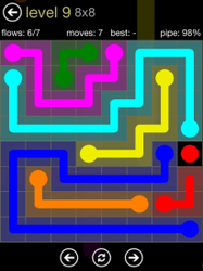 Flow Free 8x8 Mania Board Walkthrough, Cheats & Solutions image 139