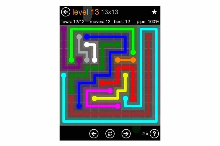 Flow Free Jumbo Pack Walkthrough, Cheats, & Solutions image 20