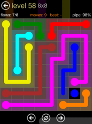 Flow Free 8x8 Mania Board Walkthrough, Cheats & Solutions image 104