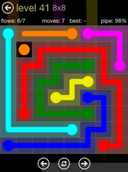 Flow Free 8x8 Mania Board Walkthrough, Cheats & Solutions image 86