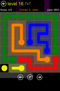 Flow Free 7x7 Level 16