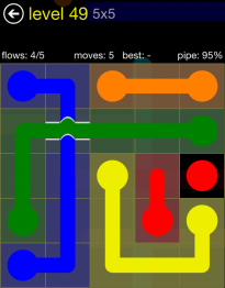 Flow Free Bridges 5x5 49