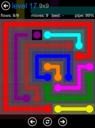 Flow Free 9x9 Level 17