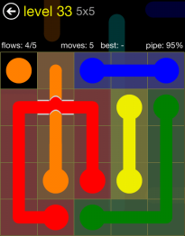 Flow Free Bridges 5x5 33