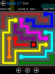 Flow Free 9x9 Mania Level 27