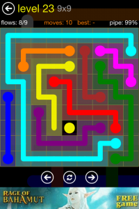 Flow Free 9x9 Level 23