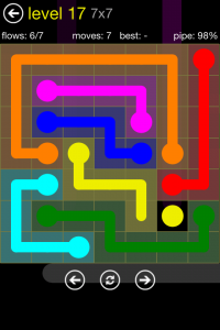 Flow Free 7x7 Level 17