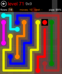 Flow Free 9x9 Level 71