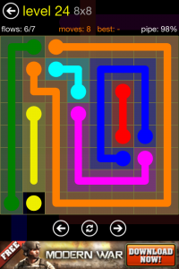 Flow Free 8x8 Level 24