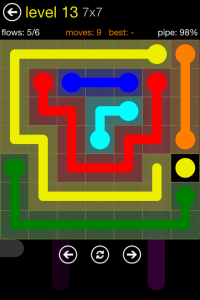 Flow Free 7x7 Level 13