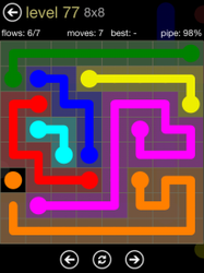Flow Free 8x8 Mania Board Walkthrough, Cheats & Solutions image 125
