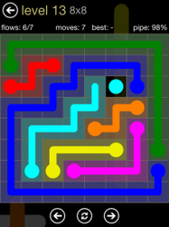 Flow Free 8x8 Mania Board Walkthrough, Cheats & Solutions image 34