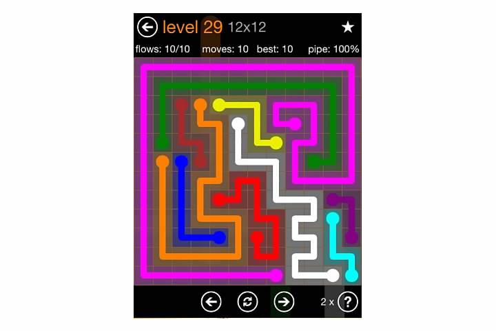 Flow Free Jumbo Pack Walkthrough, Cheats, & Solutions image 87