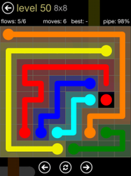 Flow Free 8x8 Mania Board Walkthrough, Cheats & Solutions image 96