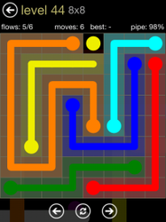 Flow Free 8x8 Mania Board Walkthrough, Cheats & Solutions image 89