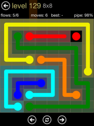 Flow Free 8x8 Mania Board Walkthrough, Cheats & Solutions image 33