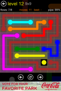 Flow Free 9x9 Level 12