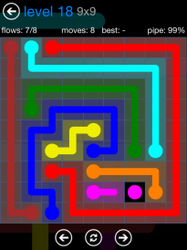 Flow Free 9x9 Level 18