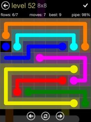 Flow Free 8x8 Mania Board Walkthrough, Cheats & Solutions image 98