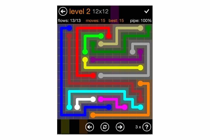 Flow Free Jumbo Pack Walkthrough, Cheats, & Solutions image 52