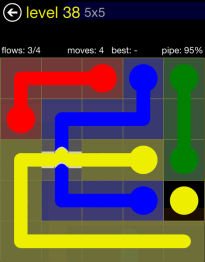 Flow Free Bridges 5x5 38