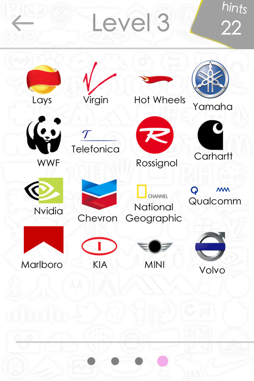 Logos Quiz Answers Level 3