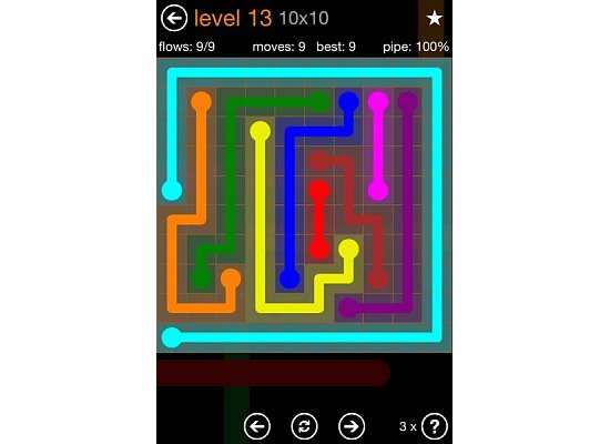 Flow Free Jumbo Pack Walkthrough, Cheats, & Solutions image 126