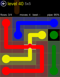 Flow Free Bridges 5x5 40