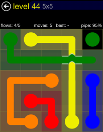 Flow Free Bridges 5x5 44