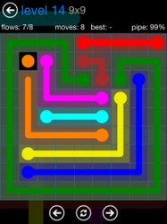Flow Free 9x9 Level 14