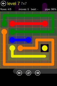 Flow Free 7x7 Level 7