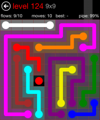 Flow Free 9x9 Level 124