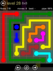 Flow Free 8x8 Mania Board Walkthrough, Cheats & Solutions image 71