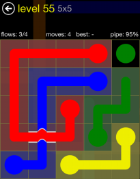 Flow Free Bridges 5x5 55
