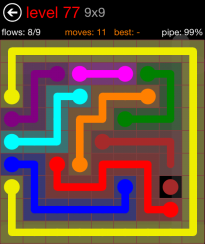 Flow Free 9x9 Level 77