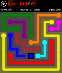 Flow Free 9x9 Level 149