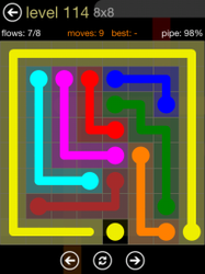 Flow Free 8x8 Mania Board Walkthrough, Cheats & Solutions image 18