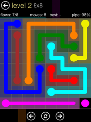 Flow Free 8x8 Mania Board Walkthrough, Cheats & Solutions image 62