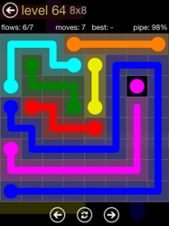 Flow Free 8x8 Mania Board Walkthrough, Cheats & Solutions image 111