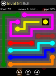 Flow Free 8x8 Mania Board Walkthrough, Cheats & Solutions image 144