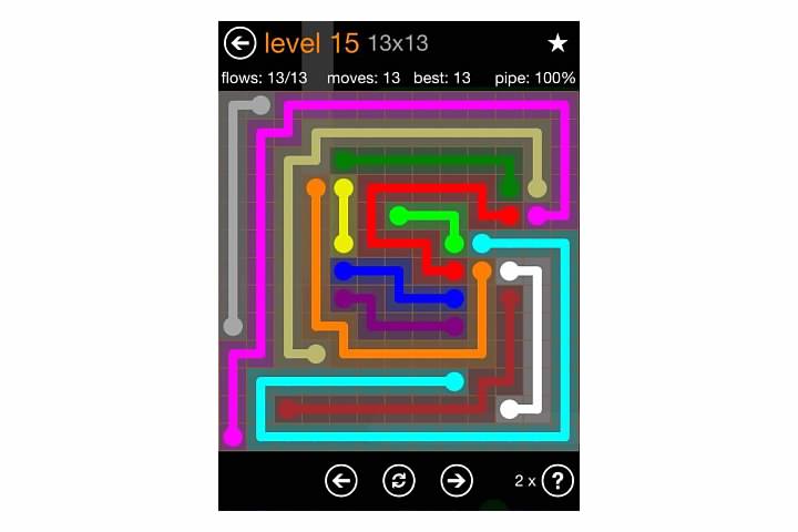 Flow Free Jumbo Pack Walkthrough, Cheats, & Solutions image 28