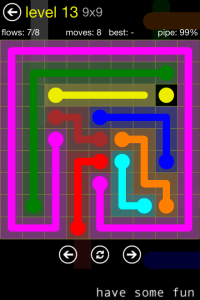 Flow Free 9x9 Level 13