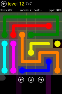 Flow Free 7x7 Level 12